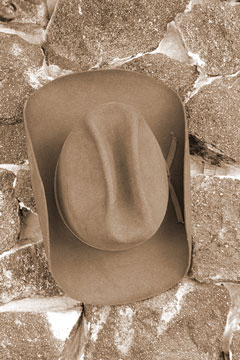 felt cowboy hat