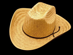 straw cowboy hat
